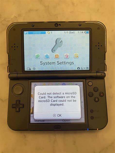 3ds not detecting sd card.